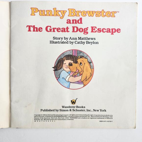Punky Brewster and the Great Dog Escape – 1986 Vintage Children’s Paperback Book - Picture 4 of 7